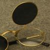 Flip Sun Glasses Steampunk Fold  Women Double Lens Clear Alloy Frame Eyewear Eyeglasses Shade UV4