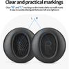 Headphones Replacement Ear Pads for Wyze Noise Cancelling Over Ear Headphones Ear Cushions Cover Repair Part (Black)