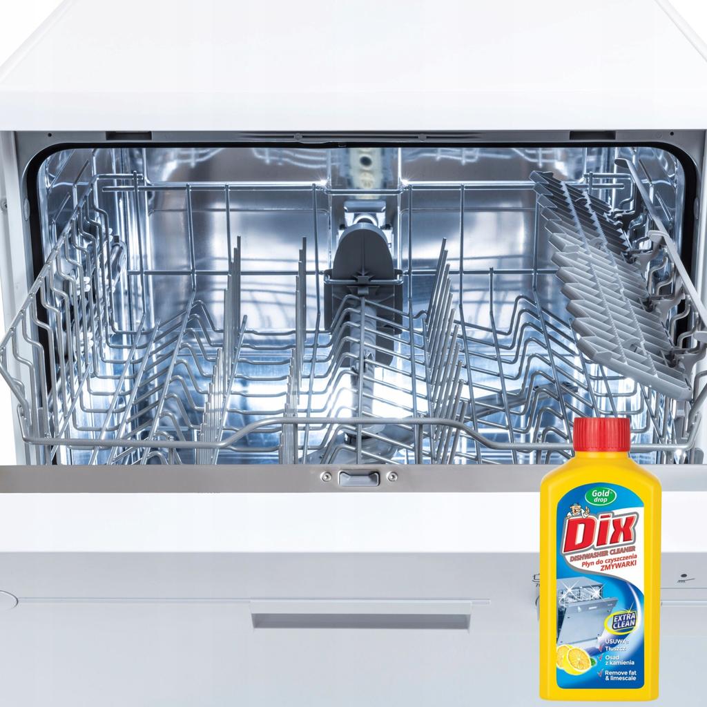 Dix Dishwasher Cleaner for Limescale & Grease, Lemon