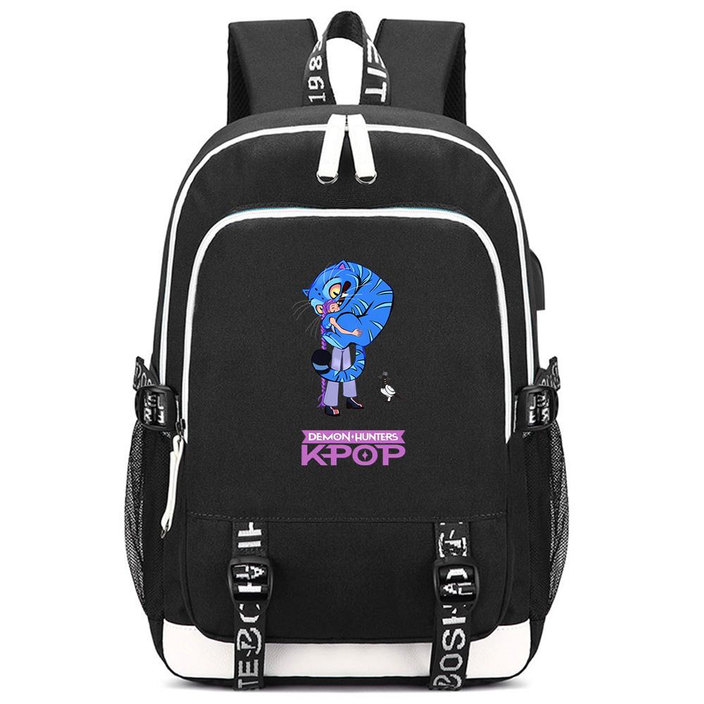 Anime KPOP Printed Backpack for Teenager Student Bookbag Schoolbag Women Large Capacity Waterproof Travel Bag Gift