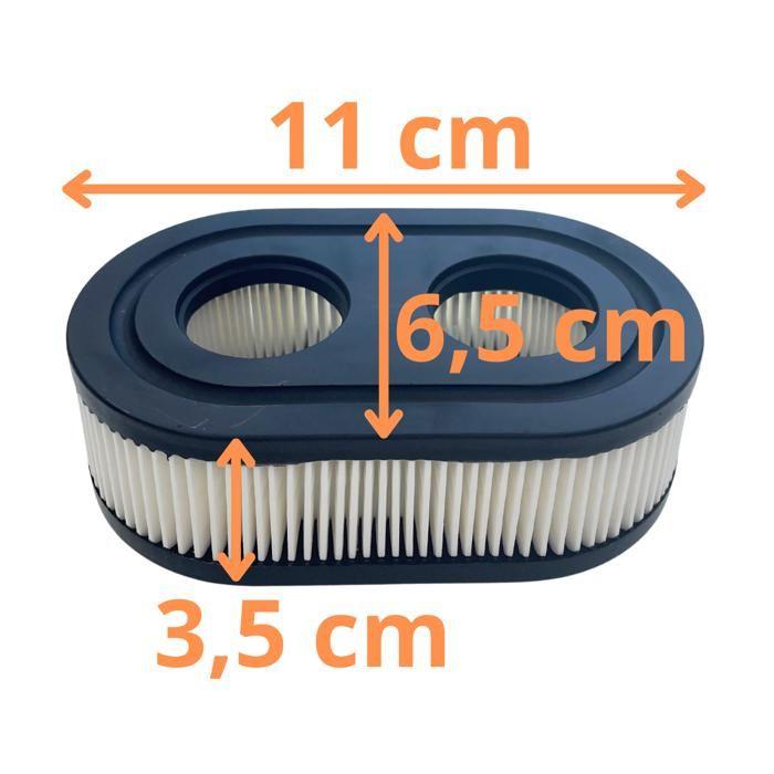 Air Filter - Phonillico® - Briggs Stratton 593260/798452 - Pack of 2 - Compatible with 500E To 675IS Series