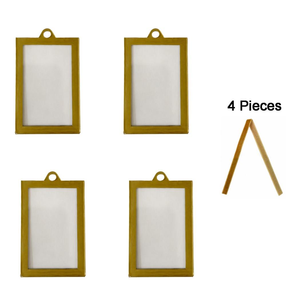Acrylic 3 Inch Photo Frame Ornament DIY with Hanging Rope Christmas Tree Photo Ornament Vertical/Horizontal Style