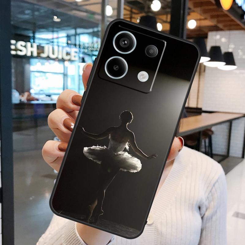 Ballet Ballerina Dancer Case For Xiaomi Redmi Note 14 Pro 10 11 12 13 15 Pro Plus Redmi 15 10C 12C 13C 14C 15C Cover