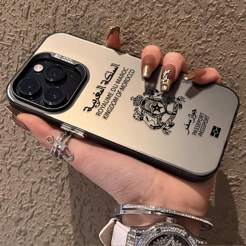 

Матовый чехол для телефона с изображением паспорта Марокко Албании Для Samsung S25 S24 S23 Ultra S22 S21 S20 Plus Note 20 S24FE S23FE Ударопрочный чехол S23 5G