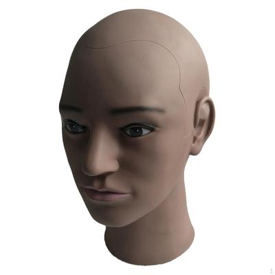 Female Bald Mannequin Head Durable Prop Display Sturdy Hats Glasses Stand for Salon