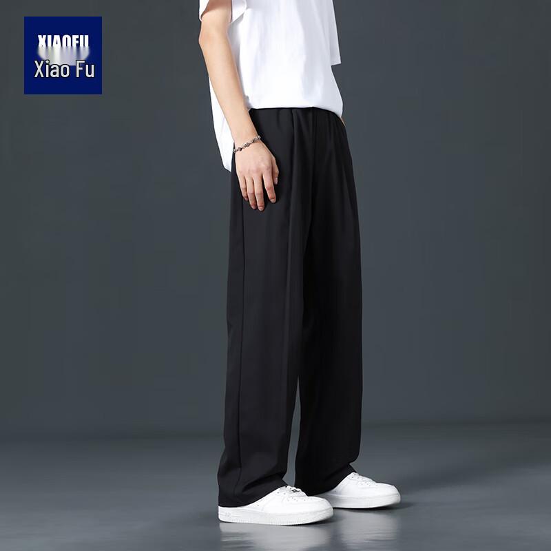 

Men s Ice Silk Loose Fit Casual Pants 3XL