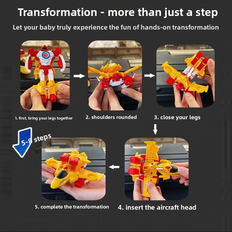 Transformation Robot Car Toys Aircraft Tank Model Young Boys Truck Collection Kid Adult Present Robot Action Figures Education Gifts
