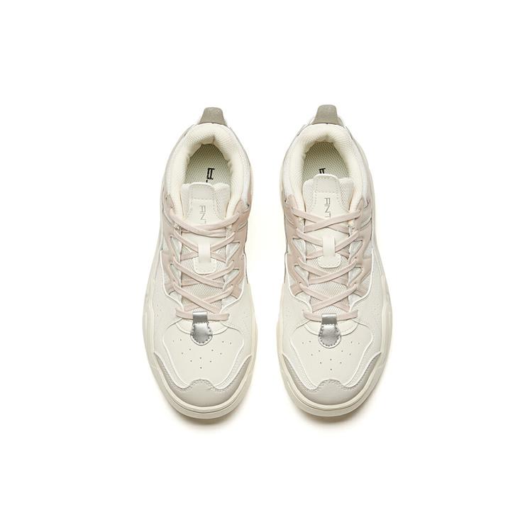 ANTA Skateboard Shoes Women's Low top Gray White 122018041-2