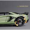 1/24 Lamborghini Aventador SVJ63 Legierungsauto Diecasts & Spielzeugfahrzeuge Automodell Ton und Licht Rückzugauto Spielzeug für Kinder Geschenke