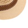 Kids Straw Hat Vintage Roll-Up Brim Uv Protection Summer British Sun Cap For Boys And Girls Cowboy Hat