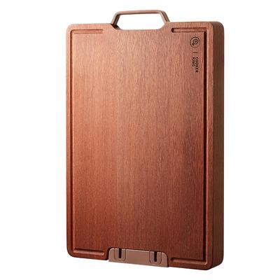 Chui Da Huang Wenge Wood Reversible Cutting Board with Sharpener & Stand