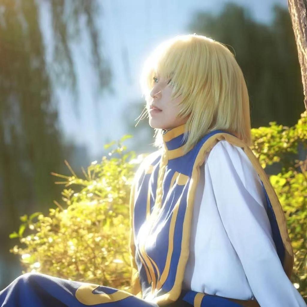 Hunter X Hunter Kurapika Judgement Chains Cosplay& Halloween Costume Bracelet & Wig