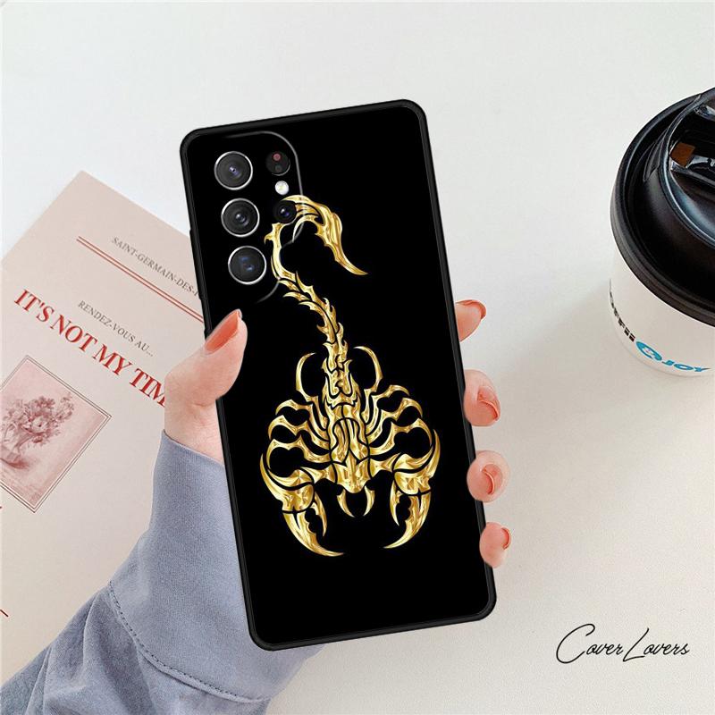 Scorpion Phone Case For Samsung Galaxy S24 S25 S23 S22 Ultra Note 10 20 Plus S20 S21 FE Cover