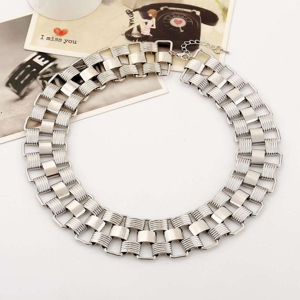 Necklace Geometric Metal Jewelry With Alloy Material For Casual Wear Gift