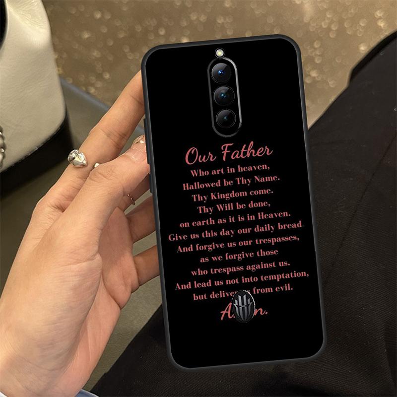 Christianity Lord Prayer Case For ZTE Nubia RedMagic 10 Air 6 7 6S 7S Pro RedMagic 10S 9S 8S 8 9 10 11 Pro Plus Cover