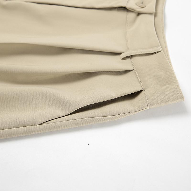 Conjuntos Elegantes para Mujer 2 Piezas Verano Nuevo en Conjuntos a Juego Estilo Commuter Sin Mangas Cuello en V Cuello Colgante Pantalones Cortos de Dos Piezas