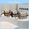 2024 Spring New Street Style Pu Material Personality Ins Rhombus Small Bag Women's Shoulder Messenger Bag