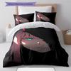DARLING in the FRANXX Zero Two Pattern Bedding,Quilt Set Quilt Cover Pillowcase Home Birthday Gift (1 * duvet cover + 2 * pillowcase, without core)