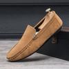 Summer New Doudou Shoes Men's Trend Suede One-pedal Versatile Lazy Shoes Matte Casual Spirit Guy Leather Shoes