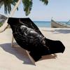 Tactical style special forces pattern polyester microfiber beach towel is highly absorbent, suitable swimming and beach outings