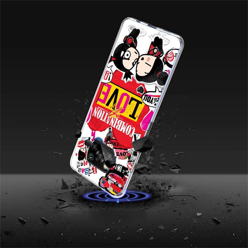 Cute Cartoon Pucca Garu Phone Case For Xiaomi Poco X7 X6 X5 Pro F7 Ultra Redmi 15C 15 13C 13 12C 12 10 10A 10C 9 9A 9C 9T Cover