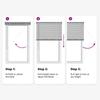 Black Venetian Blinds 220 x 135 cm Aluminium
