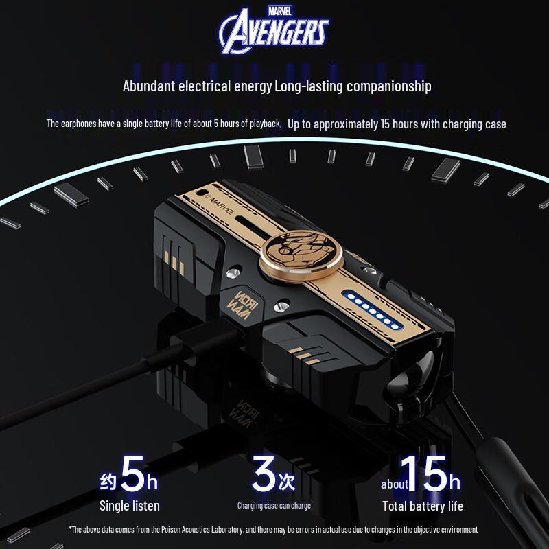 Disney Marvel MR31 Wireless Bluetooth Gaming Earbuds