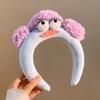 Colorful and Vibrant Big Eyes Plush Headband Hair Accessories Girls Cartoon Hairband  Women
