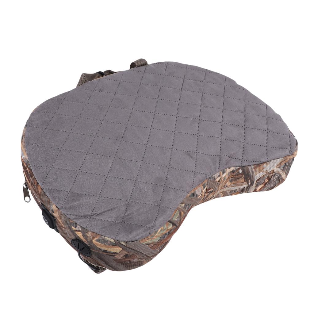Heated Seat Cushion 600D Oxford Cloth Water Proof USB 3 Heat Settings Portable Stadium Seat Pad for Camping Fishing   Chair