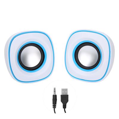 USB Speaker Mini Portable Computer Stereo Sound Box Loudspeaker 3.5mm O Socket Jt‑2605