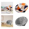 2× Saucer Chair Covers Moon Stretchable Polyester for Hotel Furniture Protection Restaurant ,