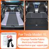 For Tesla ModelYL Launch 2026 Inflatable Air Mattress Outdoor Camping Inflatable Special Suede Fabric Car Travel Bed Accessories