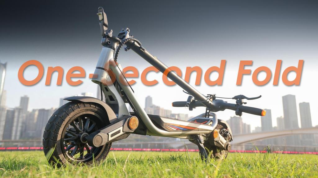 KuKirin A1 Electric Scooter - 45km/h Max Speed, 45km Range, 800W Motor, 10" Vacuum Tires, Foldable Design for Urban Commuting