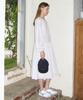 Sinun Tuck Shirring Dress (White)