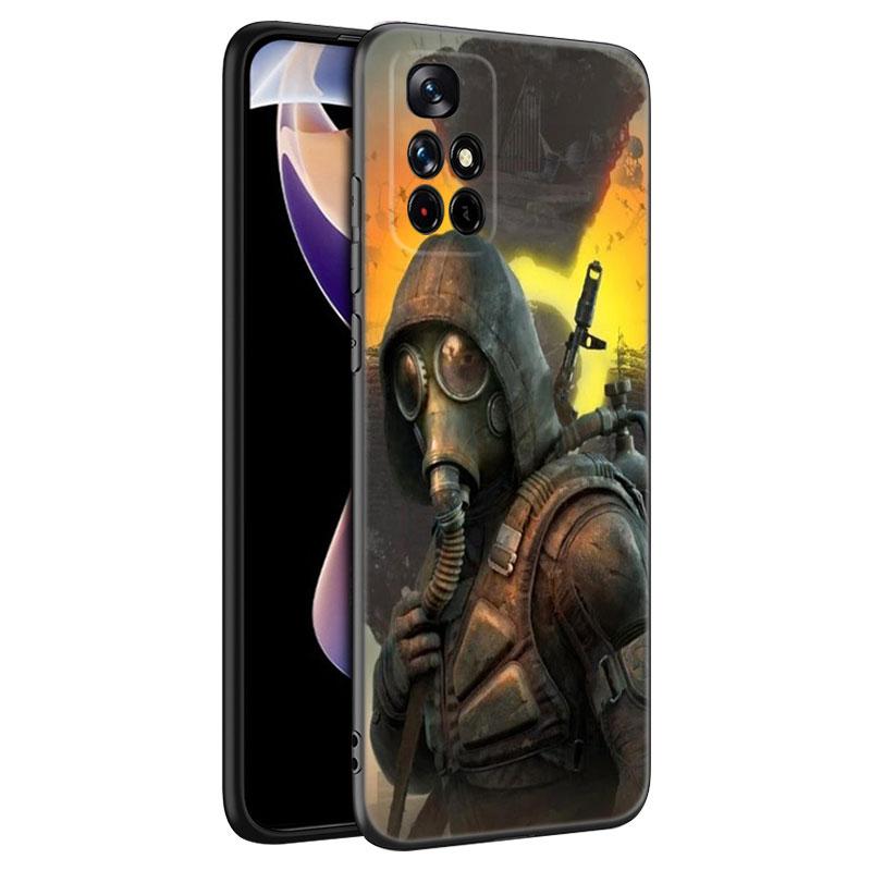Silikonový kryt na telefon Game Stalker Clear Sky Black pro Xiaomi Redmi Note 10 11 11S 12 13 4G 8 9 11T Pro 5G Plus 8T 9S 10S 12S
