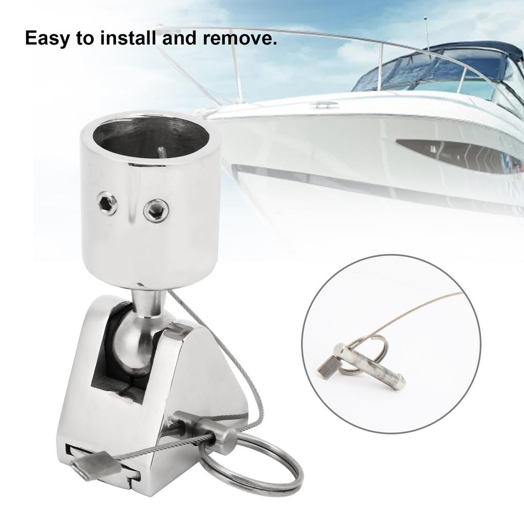 Rotatable Boat Deck Hinge Mount Stainless Steel Marine Hardware Boat Deck Hinge Connector