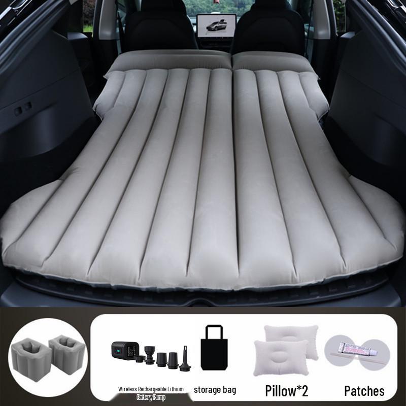 Tesla Model Y/3 Rear Seat Inflatable Mattress - Foldable Car Sleeping Pad