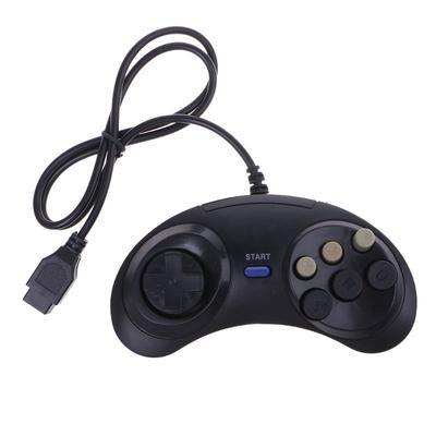 Nowy 6-przyciskowy kontroler przewodowy Gamepad do Mega Drive Megadrive Sega MD Genesis