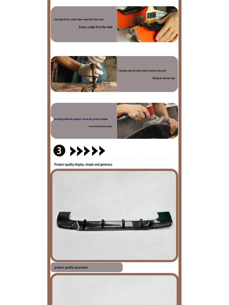 Carbon Fiber Rear Lip for 2019+ Mercedes-Benz G-Class W464 (Topar Style)