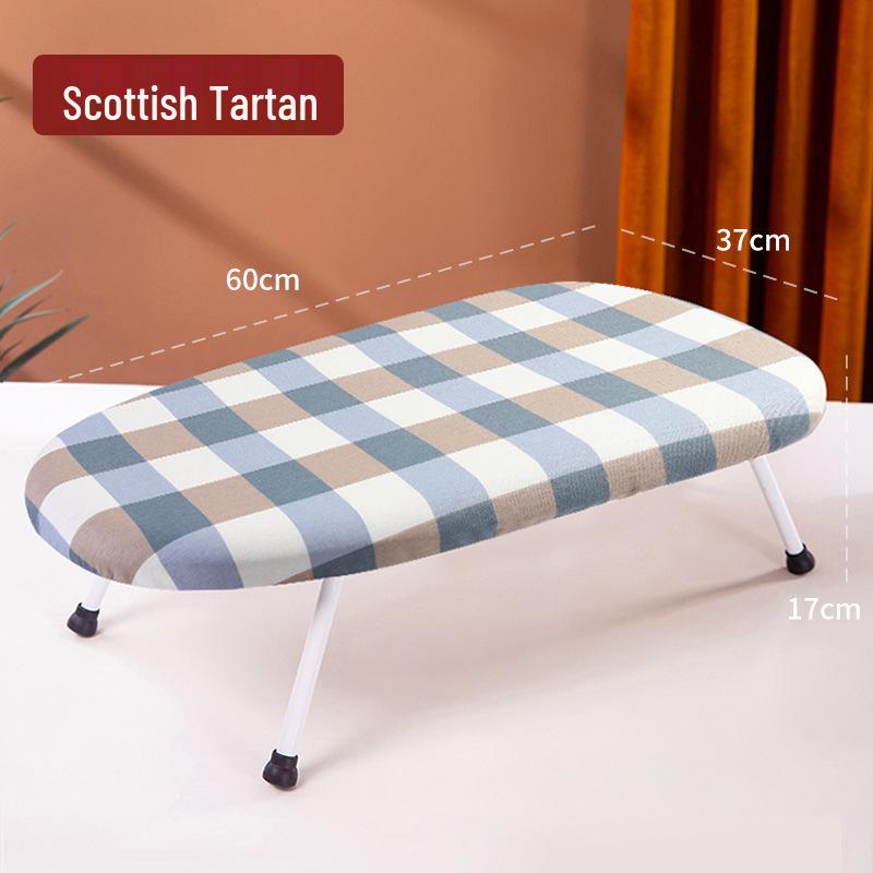 Compact Folding Desktop Ironing Board for Household Use