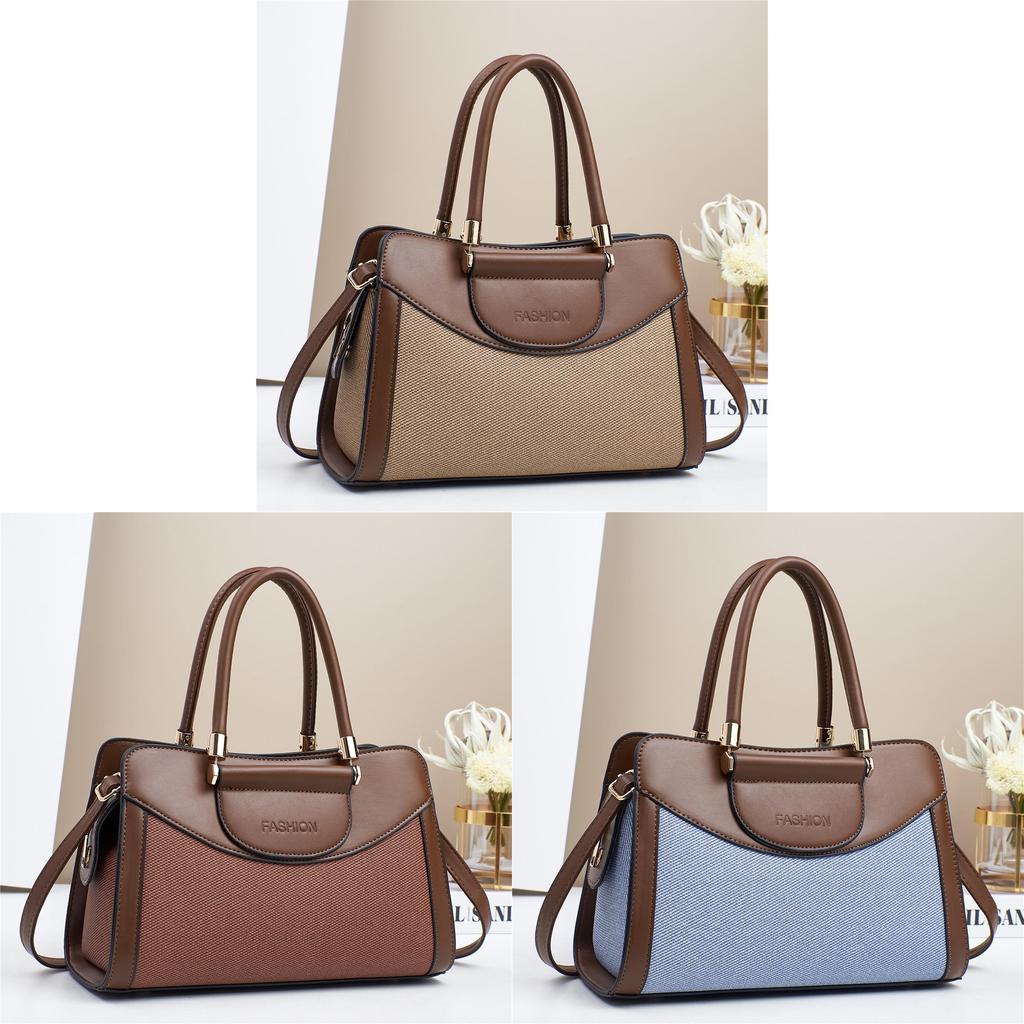 Pillowshaped Tote Bag With Zipper Closure And Inner Pouch For Urban Style