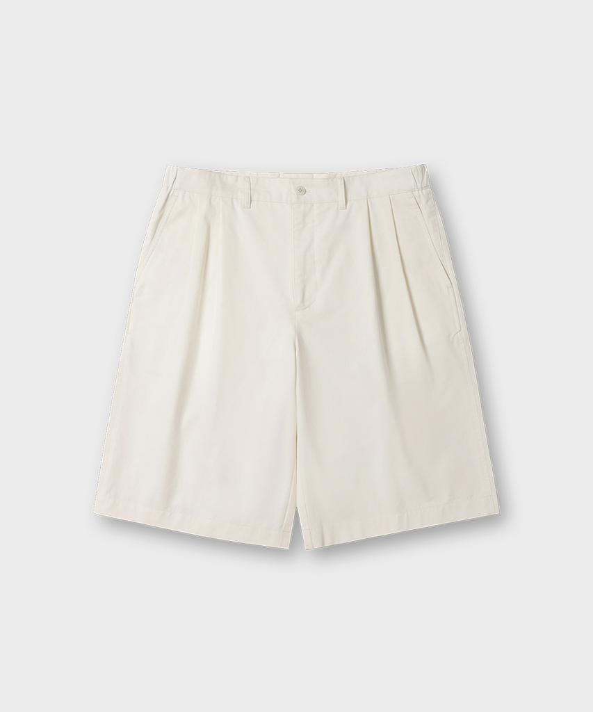 Teildeon Giorgio Wide Chino Shorts White