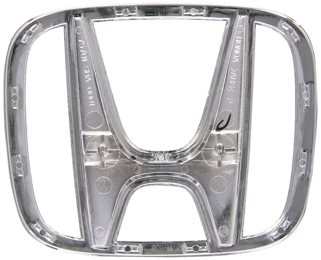 HONDA Genuine Parts Rear Emblem for Stream and Part Number Silver (H) CR-V, 75701-SMA-000,