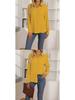 Women's Solid Color Long Sleeve Casual Lapel Shirt - New Spring/Summer Fashion