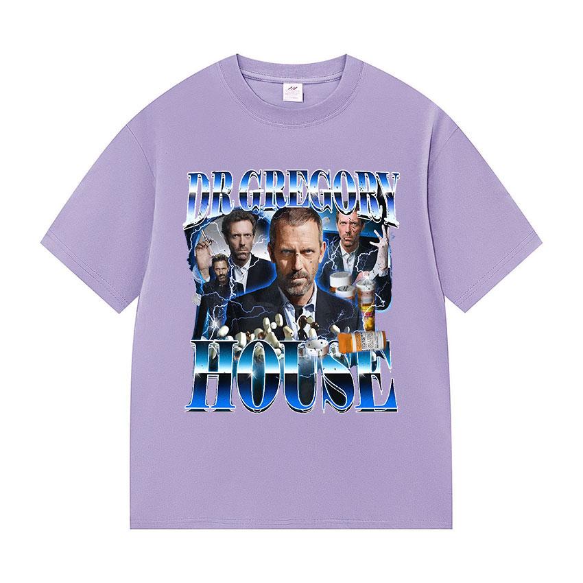 Dr Gregory House Md Funny Meme Tee Shirt Unisexs Women Vintage High Quality Fashion Tshirt Summer 100 Cotton Oversized T Shirts