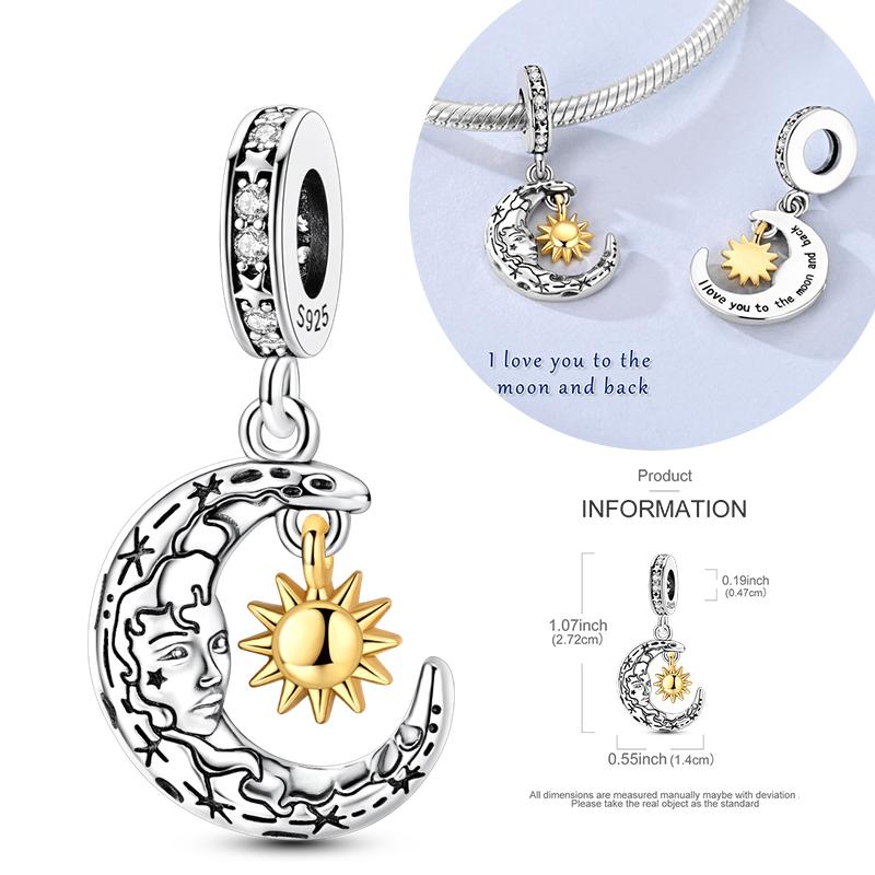 New Graffiti Butterfly Charm 925 Silver Glow Firefly Travel Love Heart Cat Clip Beads Fit Bracelet Necklace DIY Jewelry