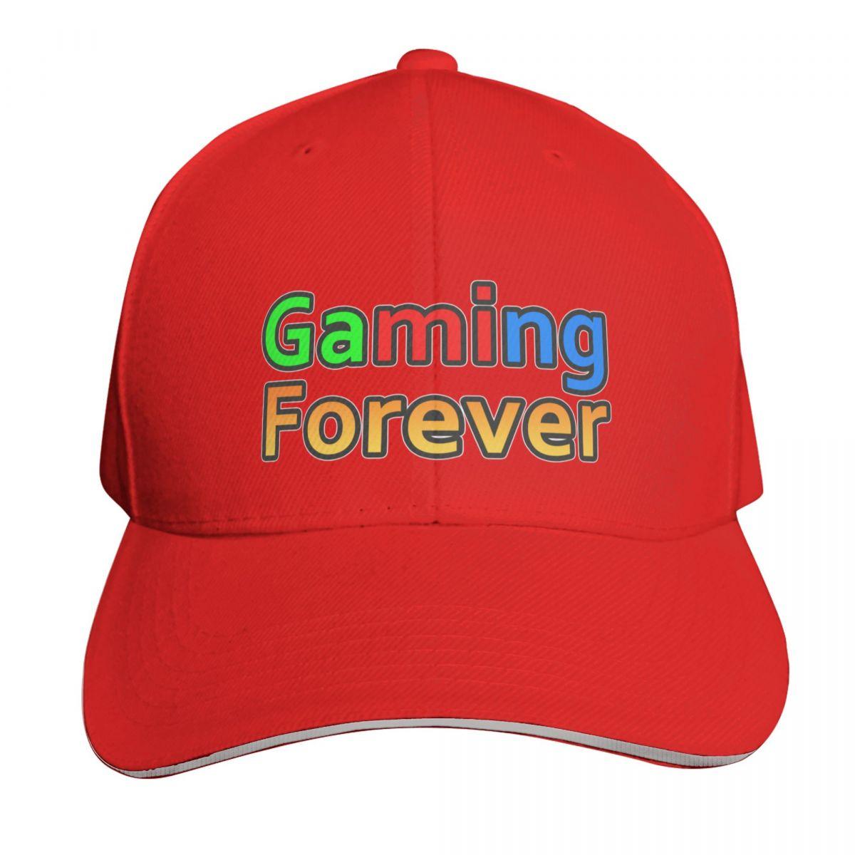 Gaming forever logo Baseball Cap Vintage tea Hat designer cap sun caps Elegant Womens Hats Unisexs