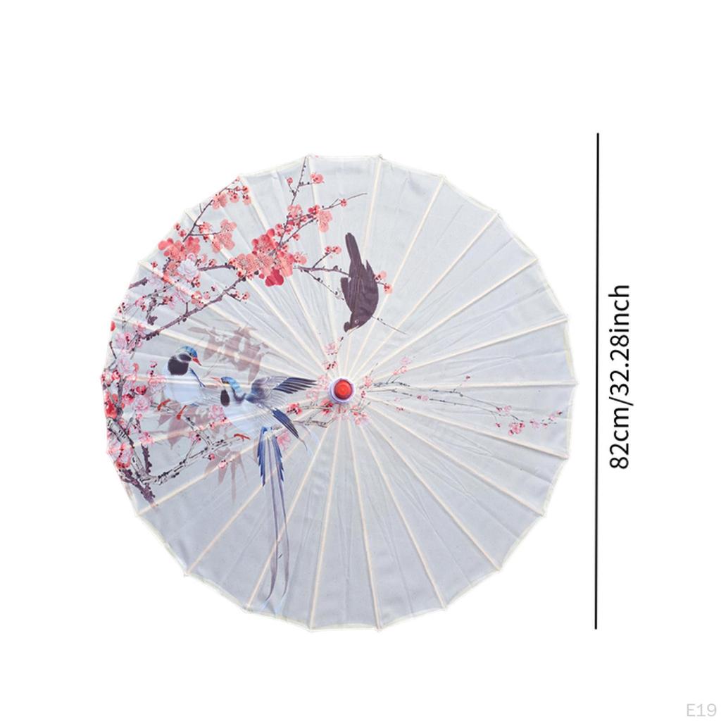 Oiled Parasol Chinese Japanese Oil Paper Umbrella for Photo Prop