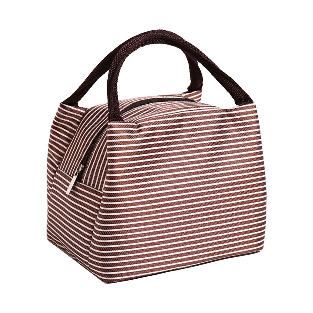 Insulated Lunch Bag for Men Women Oxford Cloth Aluminum Foil Waterproof Portable  Box Container