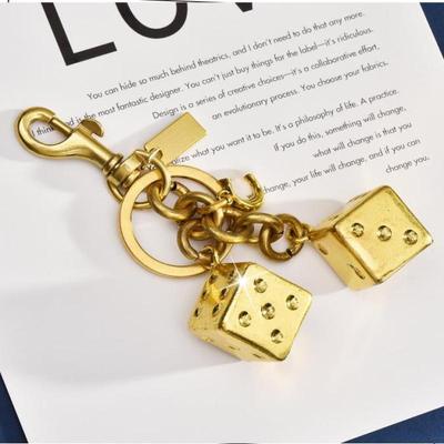 Breloc Excepțional cu Zaruri Norocoase Pentru Femei Retro Breloc Chei Auto Charm Pandantiv Bijuterii Cadou Decorare Accesorii